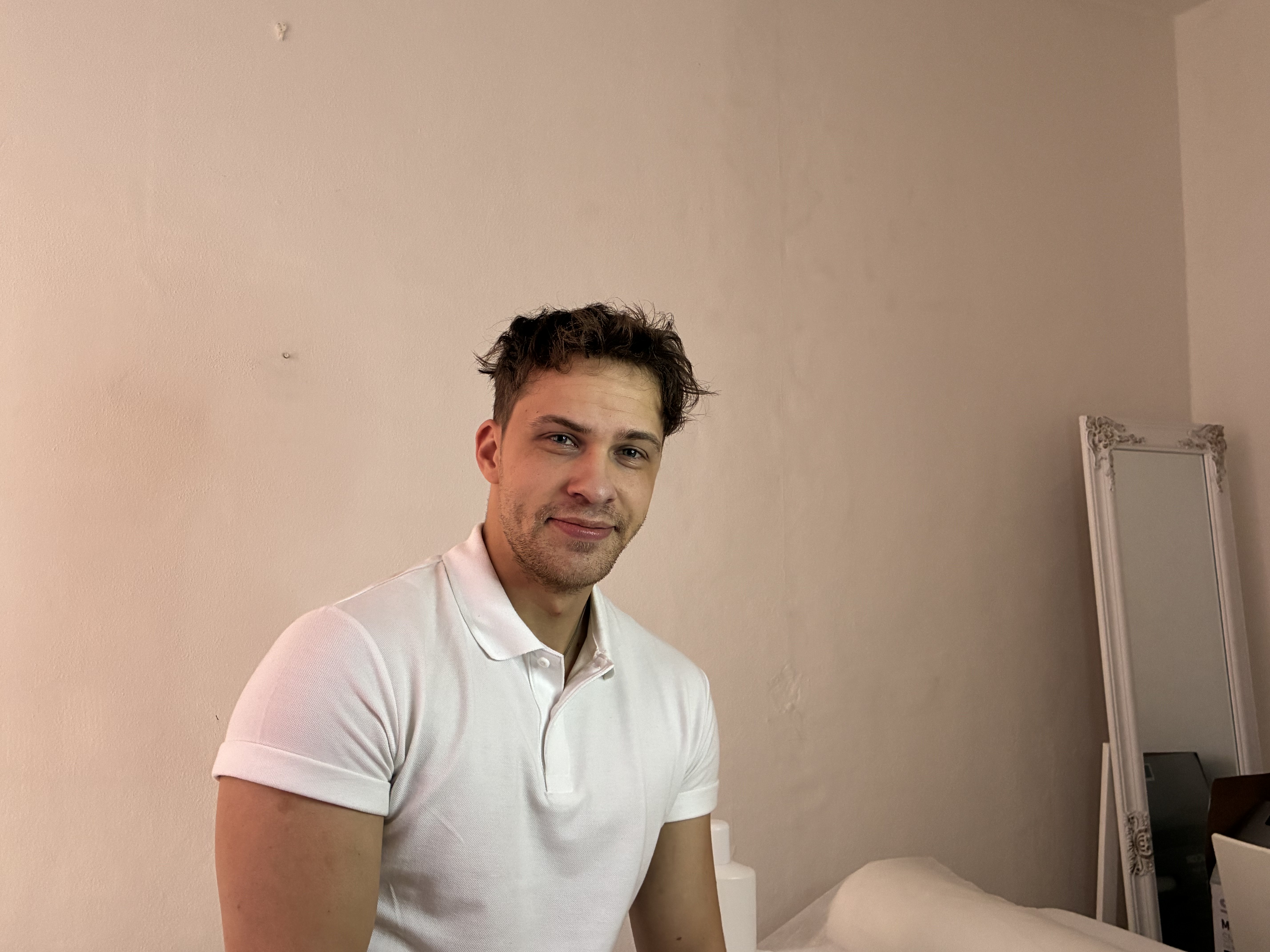 Jakub Rahman - při práci